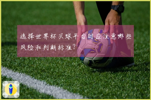 选择世界杯买球平台时应注意哪些风险和判断标准？
