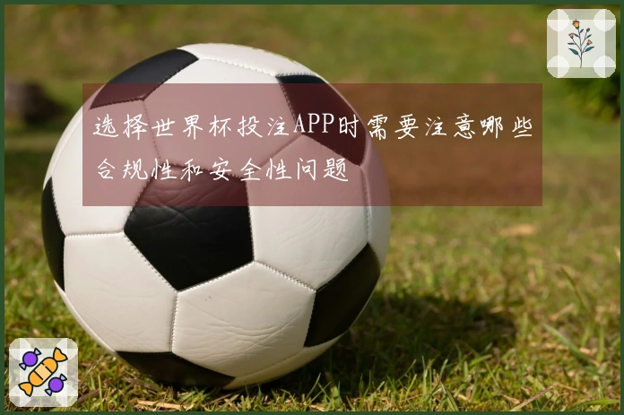 选择世界杯投注APP时需要注意哪些合规性和安全性问题
