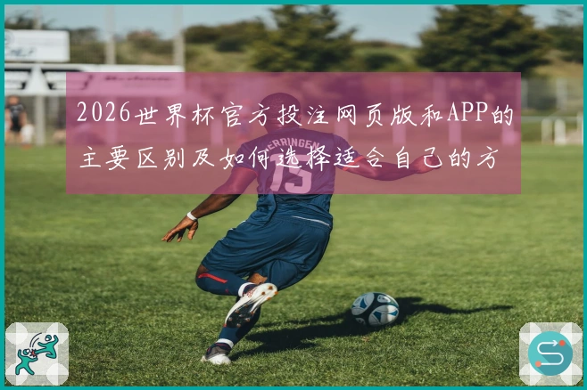2026世界杯官方投注网页版和APP的主要区别及如何选择适合自己的方式