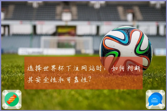选择世界杯下注网站时，如何判断其安全性和可靠性？