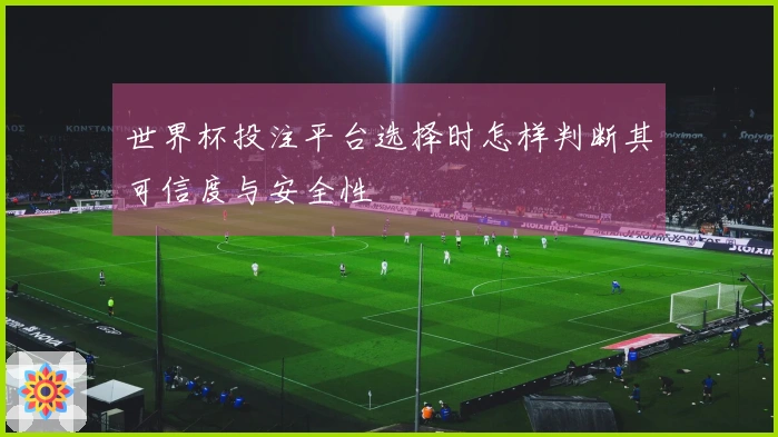 世界杯投注平台选择时怎样判断其可信度与安全性